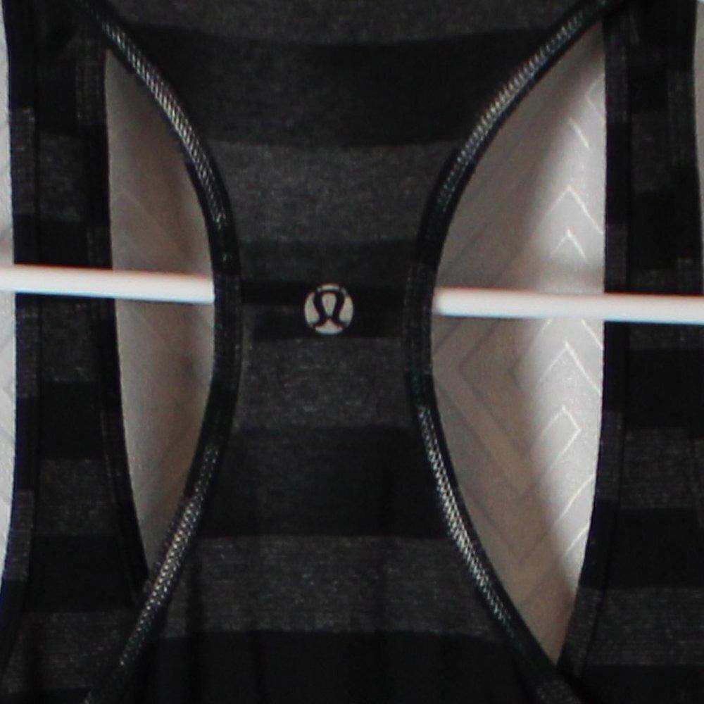 Lululemon Cool Racerback Black Micro Macro Stripe - Picture 6 of 6